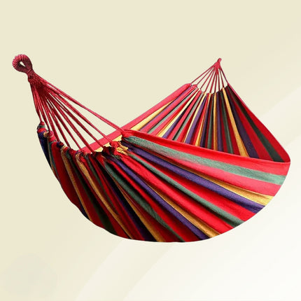 Portable Lightweight Camping Hammock with Durable Canvas | Easy Setup for Outdoor Relaxation and Travel