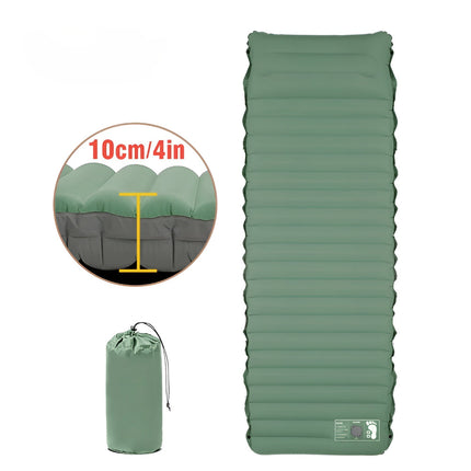 Inflatable Travel Sleeping Pad with Built-In Pump | Compact Camping Mattress for Comfortable Outdoor Rest