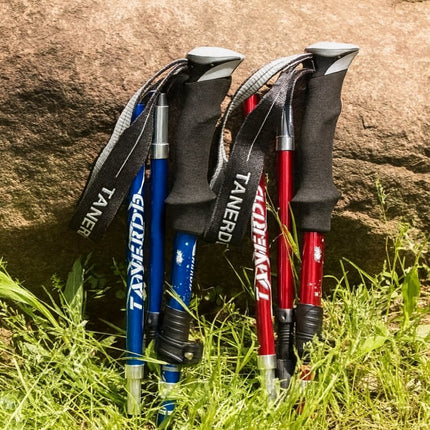 Foldable Telescopic Trekking Poles with Adjustable Height | Lightweight Support for Hiking and Outdoor Adventures