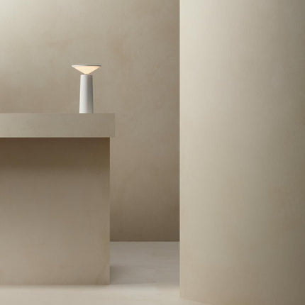 Dimmable Aurora Libra Table Lamp with 360° Adjustable Shade | Modern Minimalist Lighting for Versatile Ambience