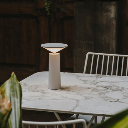 Dimmable Aurora Libra Table Lamp with 360° Adjustable Shade | Modern Minimalist Lighting for Versatile Ambience