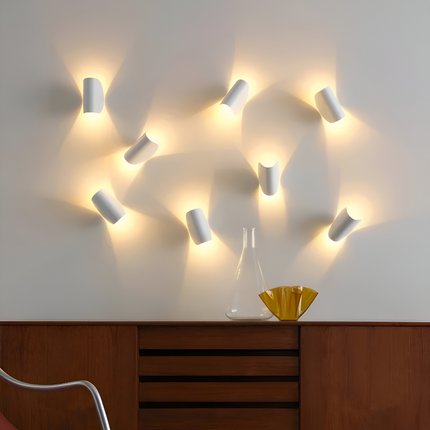 Adjustable LED Wall Light with Rotatable Design | Modern Metal Lamp for Cozy Indoor Lighting