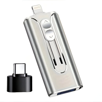 Multi Connector USB Flash Drive with Fast File Transfer | Compact Storage for Phones and Computers
