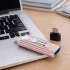 USB Flash Drive 256GB, USB C Flash Drive for Phone and Computer, Thumb Drive with 4 Connectors for iPhone and Android_00