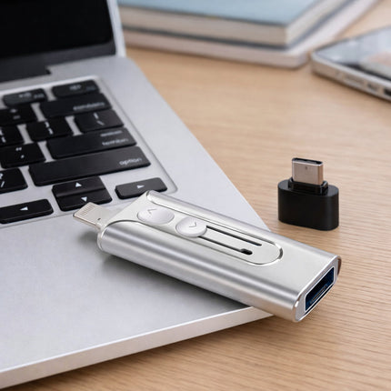 Multi Connector USB Flash Drive with Fast File Transfer | Compact Storage for Phones and Computers