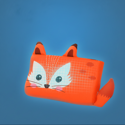 Toddler Sensory Pillow with Lion Tail & Fox Ears | Calming Tactile Comfort for Peaceful Sleep