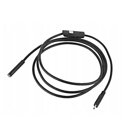 Endoscope Inspection Camera with Flexible Cable and Built In Dimmable LED Light for Drains, Walls and Vents