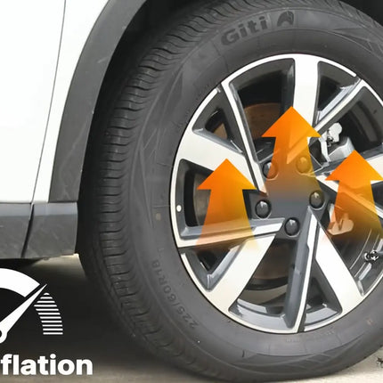 Portable Car Air Pump with Digital Pressure Gauge | Compact & Fast Inflation