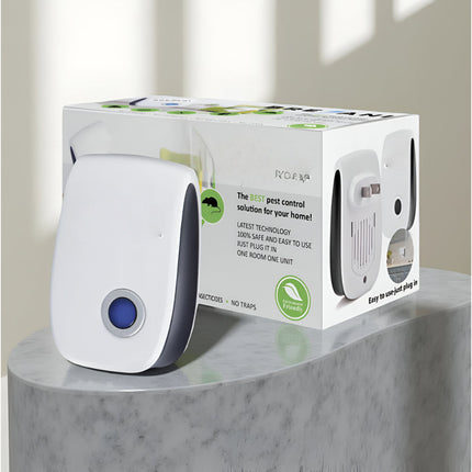 Ultrasonic Pest Repeller Indoor Set with Eco-Friendly Design | Effective Pest Control for Homes and Apartments