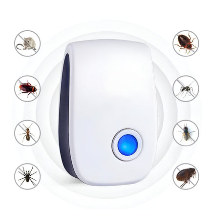 Ultrasonic Pest Repeller Indoor Set with Eco-Friendly Design | Effective Pest Control for Homes and Apartments