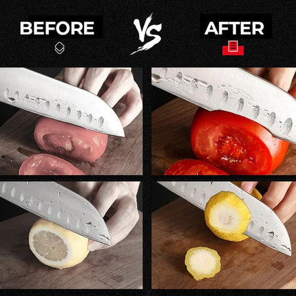 Electric Knife Sharpener with Fine Polishing Stage, 5 Second Pull Through Blade Sharpening for Home Cooks