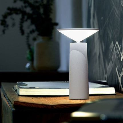 Dimmable Aurora Libra Table Lamp with 360° Adjustable Shade | Modern Minimalist Lighting for Versatile Ambience