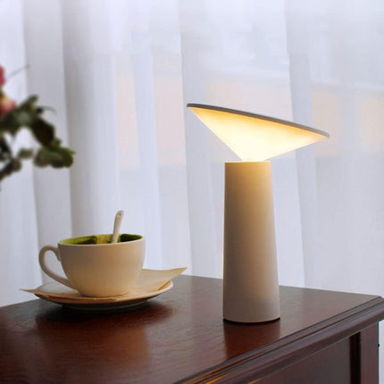 Dimmable Aurora Libra Table Lamp with 360° Adjustable Shade | Modern Minimalist Lighting for Versatile Ambience
