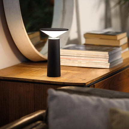 Dimmable Aurora Libra Table Lamp with 360° Adjustable Shade | Modern Minimalist Lighting for Versatile Ambience