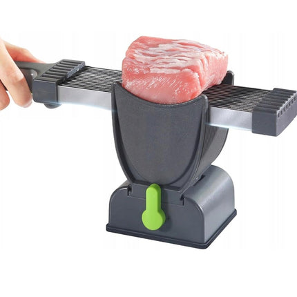 Multi-Blade Meat Slicer with Adjustable Thickness | Effortless Food Prep Tool