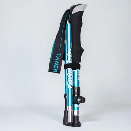 Foldable Telescopic Trekking Poles with Adjustable Height | Lightweight Support for Hiking and Outdoor Adventures