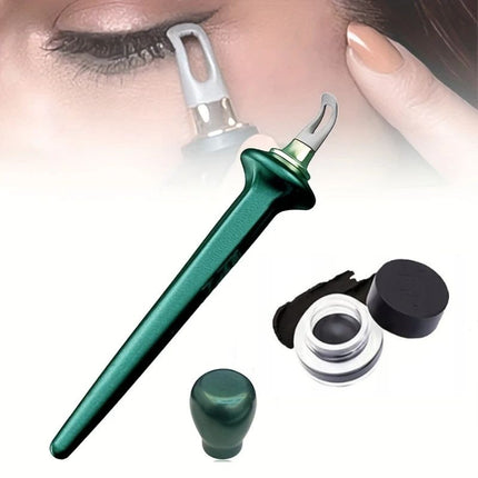 Eyeliner Stamp Set, Liquid Wing Eyeliner Stamp for Matching Cat Eye Wings, Quick Press On Application, Black or Brown