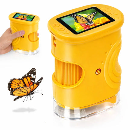 High-Resolution Digital Microscope with USB Connectivity | Compact Design for Easy Viewing