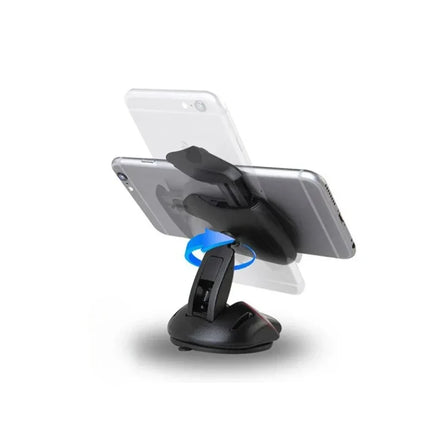 360 Rotating Car Phone Holder with Suction Base, One Click Foldable Dash Mount for All Mobile Phones