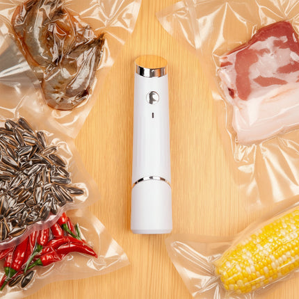 Portable Vacuum Sealer with USB Rechargeable Design | Compact Food Storage Solution for Freshness and Meal Prep
