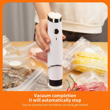 Portable Vacuum Sealer with USB Rechargeable Design | Compact Food Storage Solution for Freshness and Meal Prep
