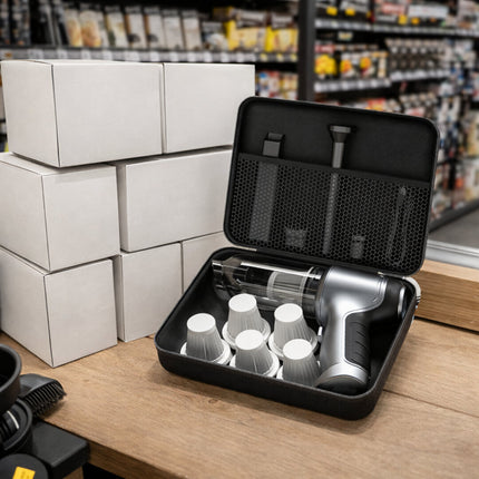 Vacuum Case Storage Box for Handheld Cleaner Organization | Dust Cover Design for Travel and Home Use