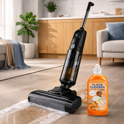 Cordless Wet Dry Vacuum Cleaner with Self-Cleaning Function | 3-in-1 Hard Floor Cleaning for Pet Hair and Spills