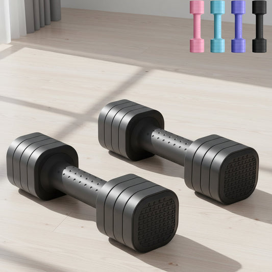Versatile Adjustable Dumbbells Set with Soft Grip Handles | Compact Hand Weights for Home Workouts 0