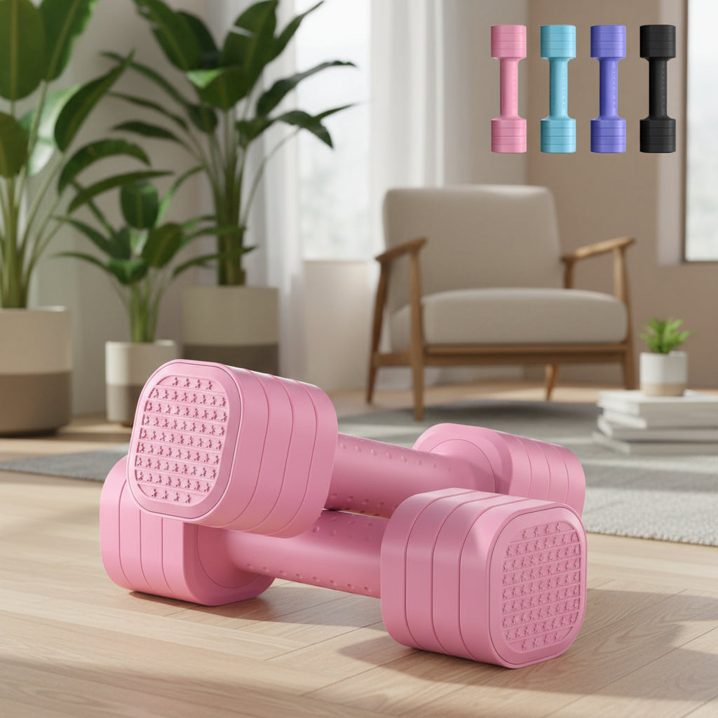 Versatile Adjustable Dumbbells Set with Soft Grip Handles | Compact Hand Weights for Home Workouts 2