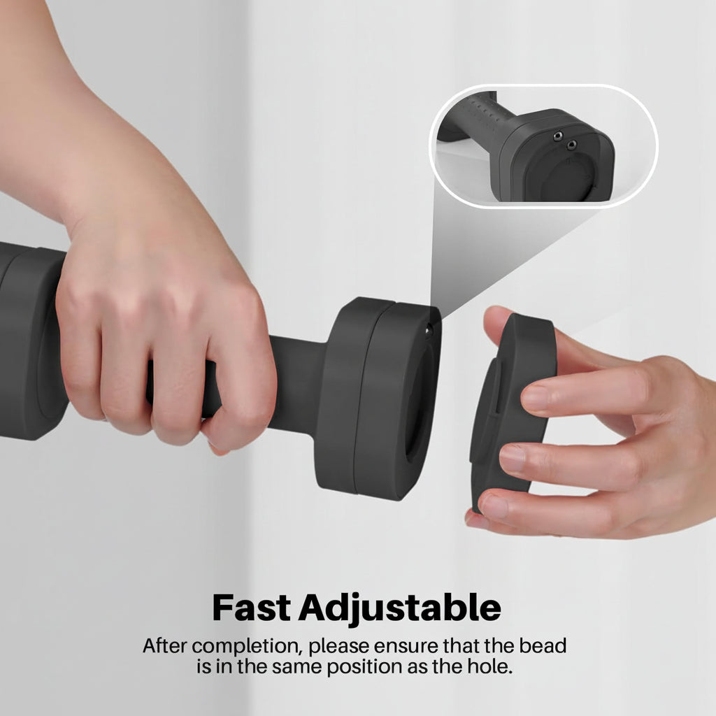 Versatile Adjustable Dumbbells Set with Soft Grip Handles | Compact Hand Weights for Home Workouts 5