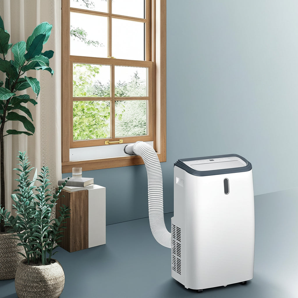 Versatile Portable Air Conditioner | 12000 BTU Cooling & Dehumidifying | Efficient Comfort for Rooms up to 550 Sq. Ft 2
