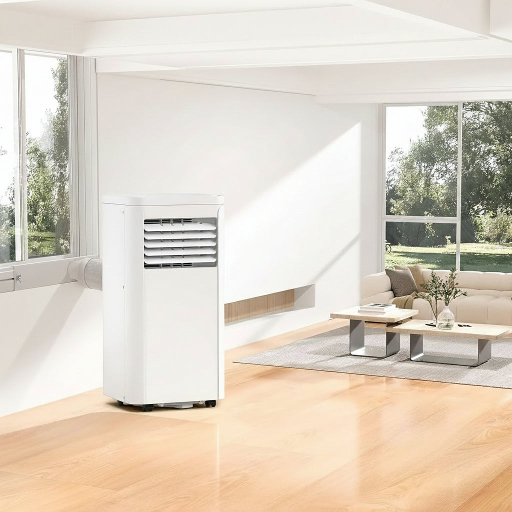 Versatile Portable Air Conditioner | 8000 BTU Cooling & Dehumidifying Fan for Year-Round Comfort 1