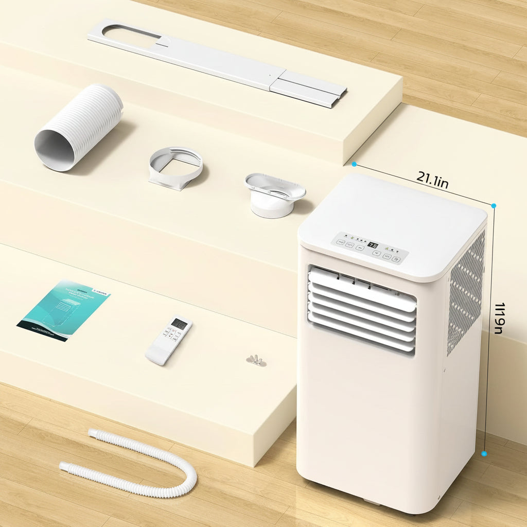 Versatile Portable Air Conditioner | 8000 BTU Cooling & Dehumidifying Fan for Year-Round Comfort 3