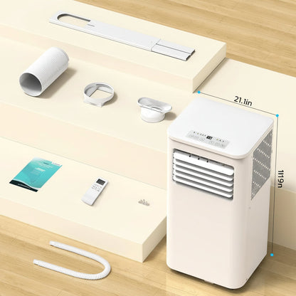 Versatile Portable Air Conditioner | 8000 BTU Cooling & Dehumidifying Fan for Year-Round Comfort 3