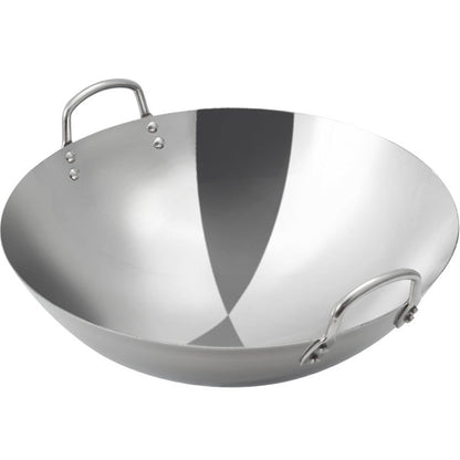Versatile Stainless Steel Wok with Eco-Friendly Design | Available in 4 Sizes for Healthy Cooking 1