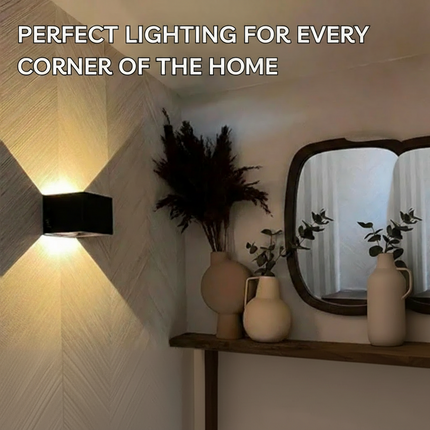 LED Wall Light with Motion Sensor for Easy Home Lighting | Rechargeable Cube Lamp for Cozy Atmosphere