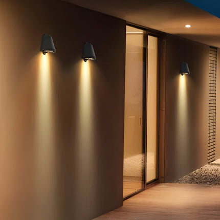 Outdoor Wall Light with Durable Metal Housing for Warm Ambient Glow | Reliable Exterior Lighting for Patios and Entrances