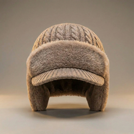 Winter Trapper Hat with Ear Flap Design | Knit Cap for Cold Weather Protection and Comfort
