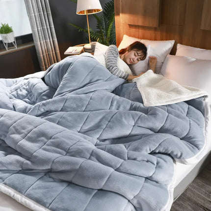 Warm Flannel Throw Blanket for Sofa & Bed | Soft Lightweight Comfort for Cozy Winter Days
