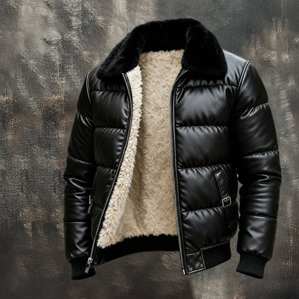 High Collar Puffer Jacket with Quilted Design | Warm Outerwear for Everyday Wear and Commuting