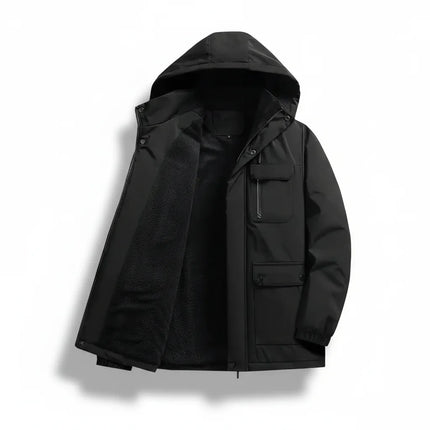 Waterproof Men's Winter Jacket with Warm Quilted Insulation | Slim Fit Design for Everyday Comfort