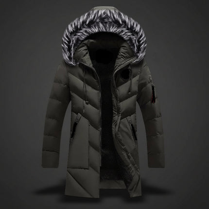 Men's Hooded Winter Jacket with Soft Lining | Cold Weather Protection for Everyday Comfort