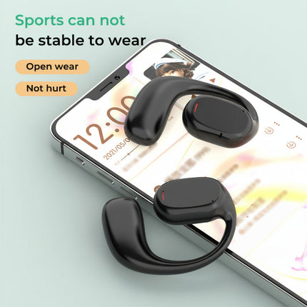 Wireless Earbuds Open Ear, Bone Conduction Headphones with Ear Hook, Bluetooth Earbuds for Running and Sports Workout_03