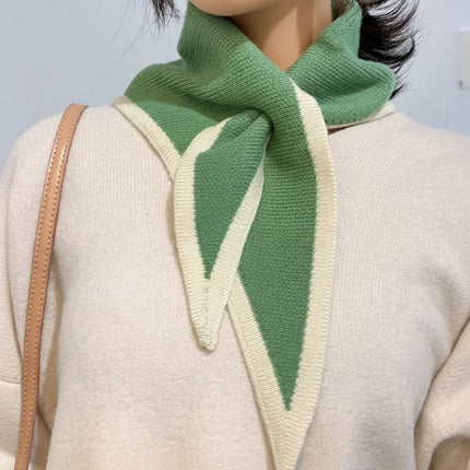 Lightweight Retro Scarf with Contrast Border | Soft Neck Wrap for Everyday Style and Comfort