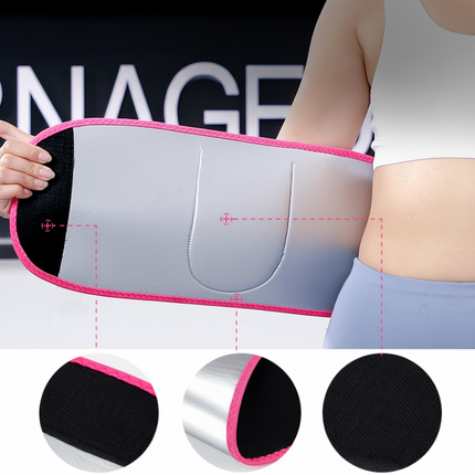 Waist Trainer Sweat Belt for Core Support with Adjustable Fit | Boost Sweat and Sculpt Your Midsection