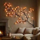 Wall Decor LED Branch Light, Rustic Wall Art for Bedroom, Living Room Wall Art with Warm White LED Tree Lights_00