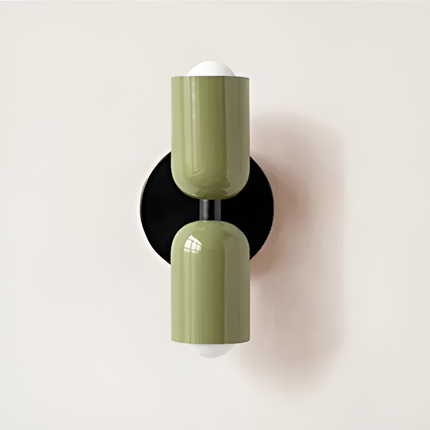 Modern Two-Sided LED Wall Lamp with Metal Frame | Elegant Home Lighting for Hallways and Bedrooms