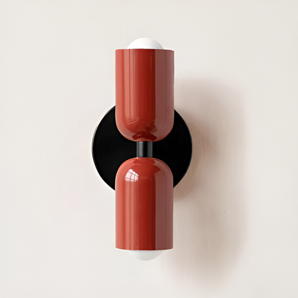 Modern Two-Sided LED Wall Lamp with Metal Frame | Elegant Home Lighting for Hallways and Bedrooms