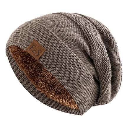 Warm Winter Beanie Hat with Fleece Lining | Stylish Slouch Design for Ultimate Comfort