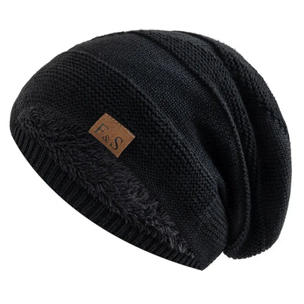 Warm Winter Beanie Hat with Fleece Lining | Stylish Slouch Design for Ultimate Comfort